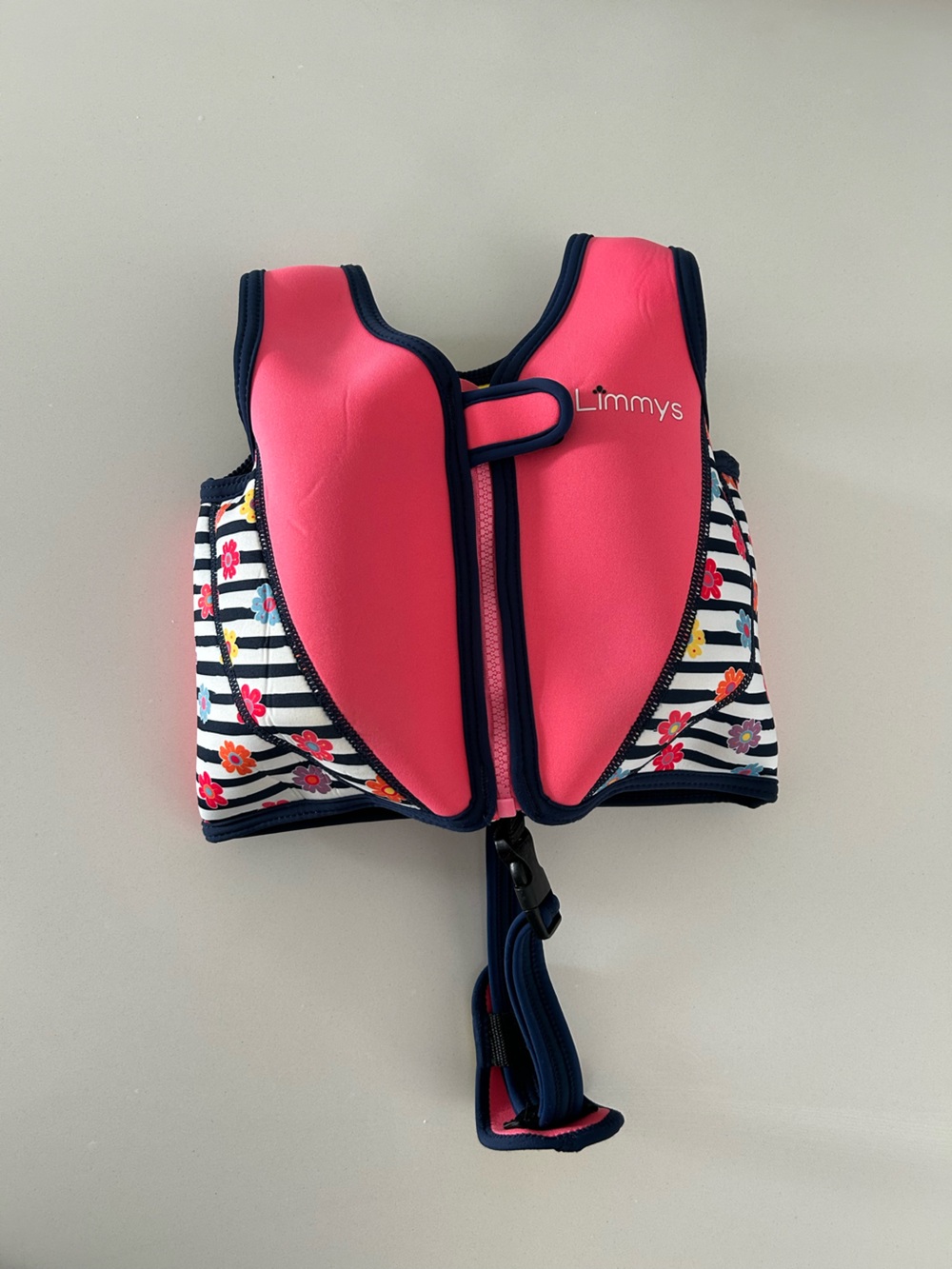 Limmy's Pink Floral Stripe Life Vest